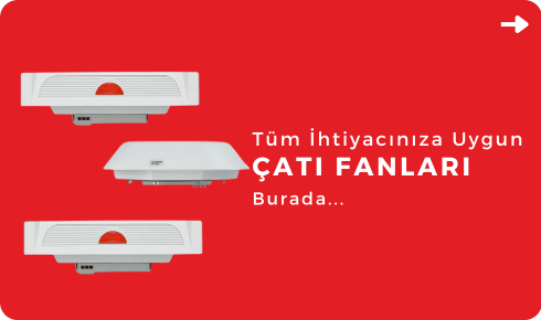 Plastim Çatı Tipi Fanlar