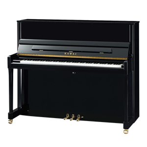 KAWAI K-300 M/PEP Parlak Siyah 122 CM Duvar Piyanosu