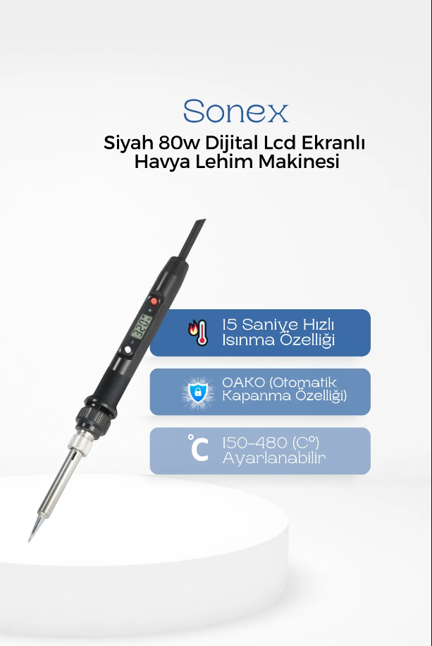 Siyah Kalem Havya 80 Watt LCD Ekran Sonex