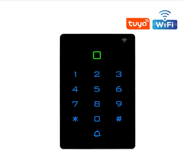 Tuya Akıllı Kapı Kilidi - Uygulamadan Kontrol - IP68 Su Geçirmez - Dokunmatik Ekran
