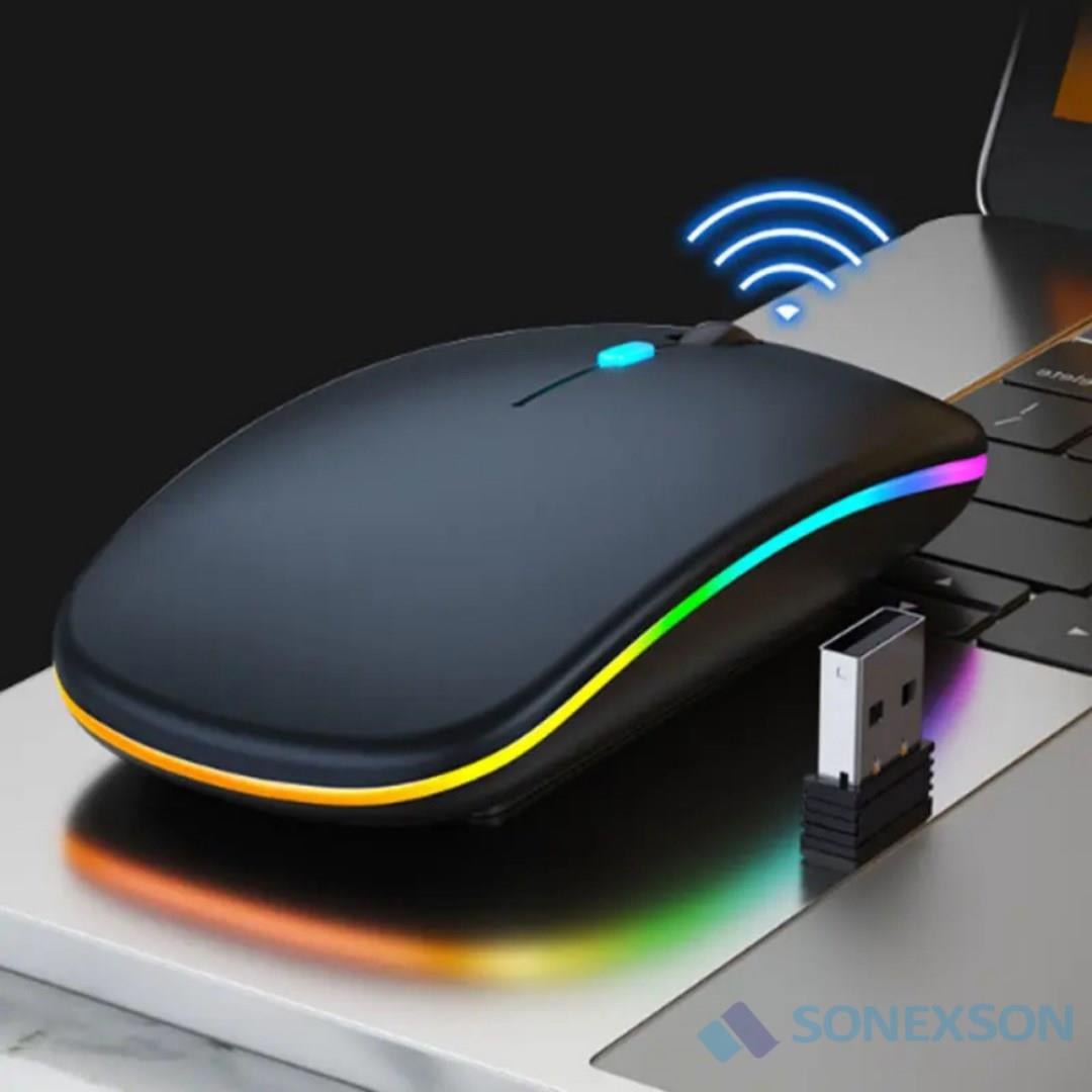 Sonex Bluetooth RGB LED Şarjlı Sessiz Kablosuz Mouse