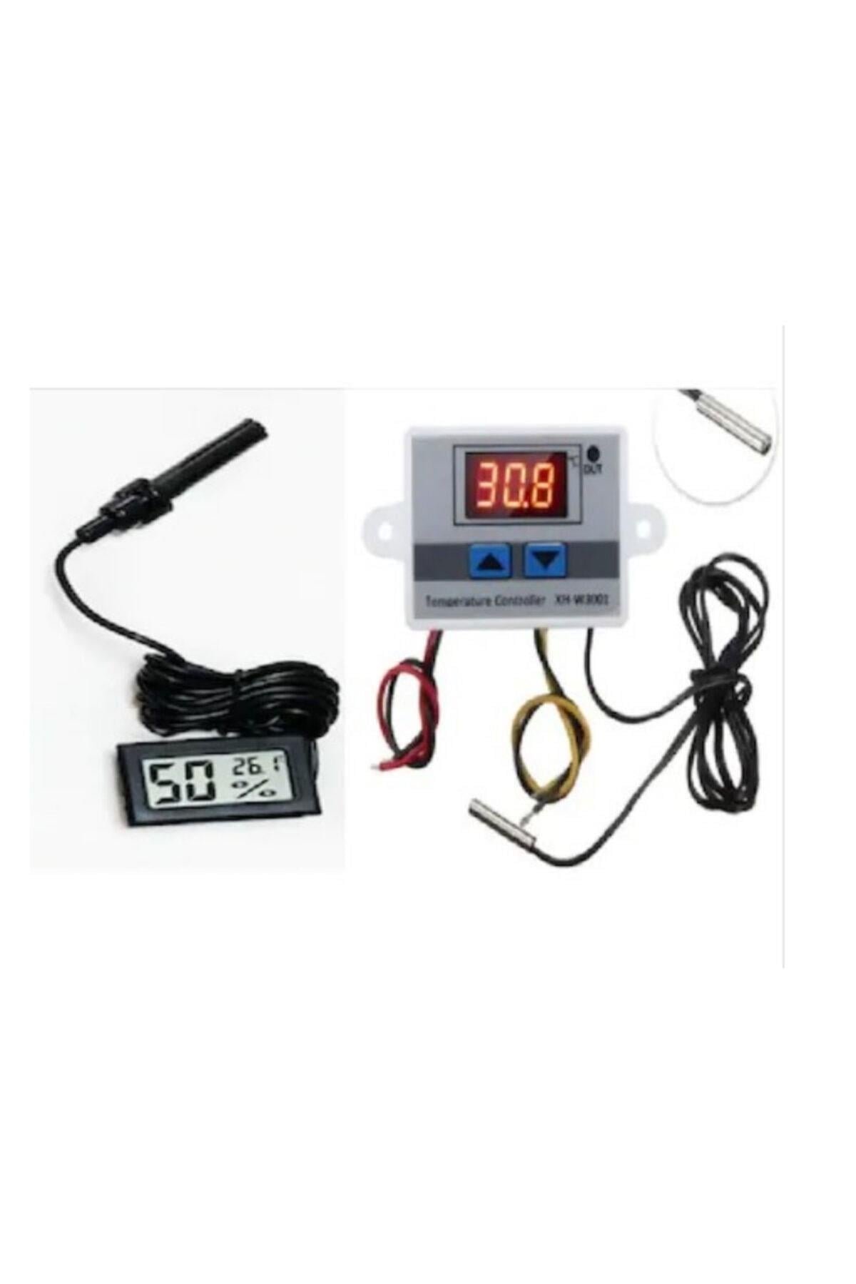 220v Termostat Nem Ölçer, Higrometre, Kuluçka Seti, Kuluçka Makinesi