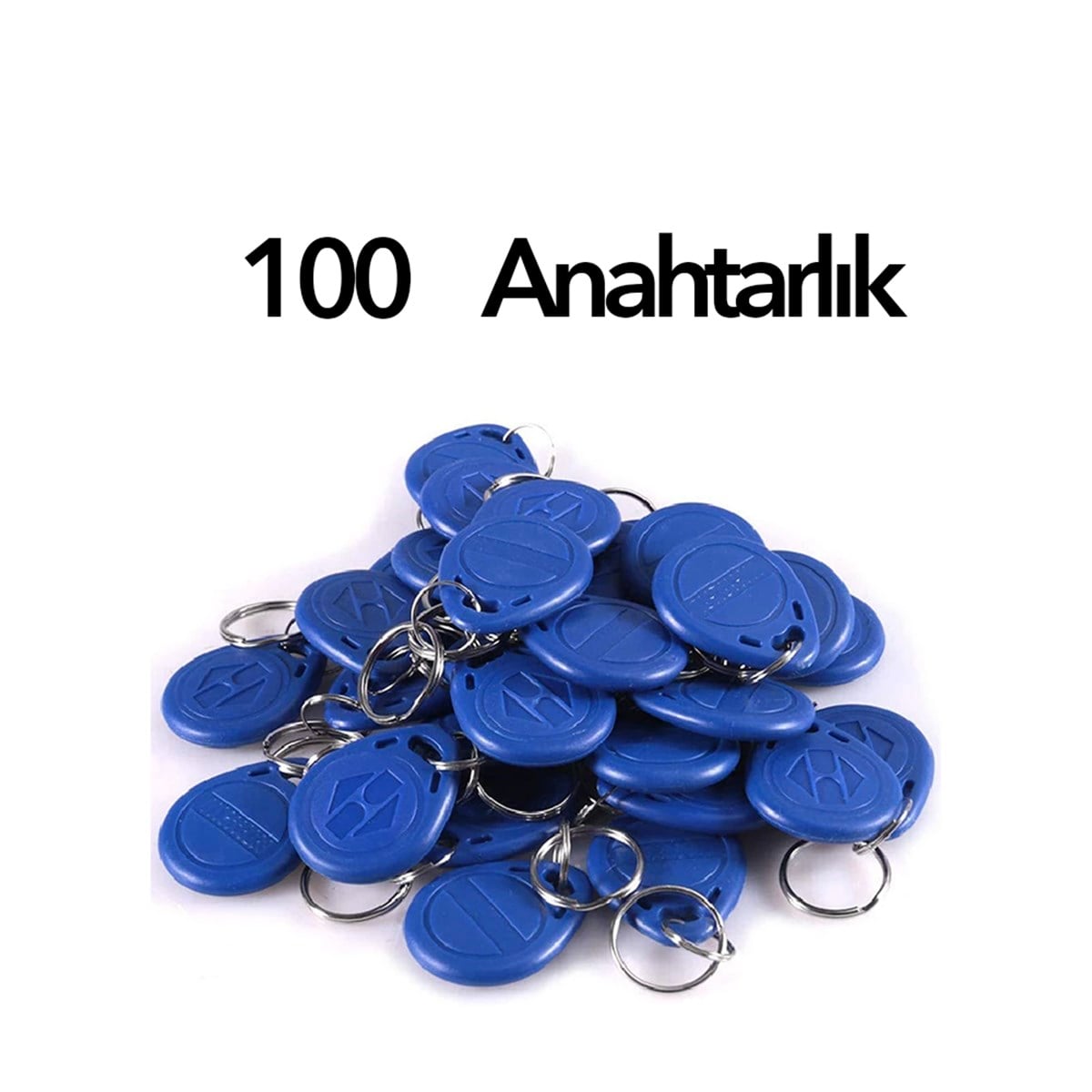 100 Adet  Tag Göstergeç Proximity Anahtarlık 