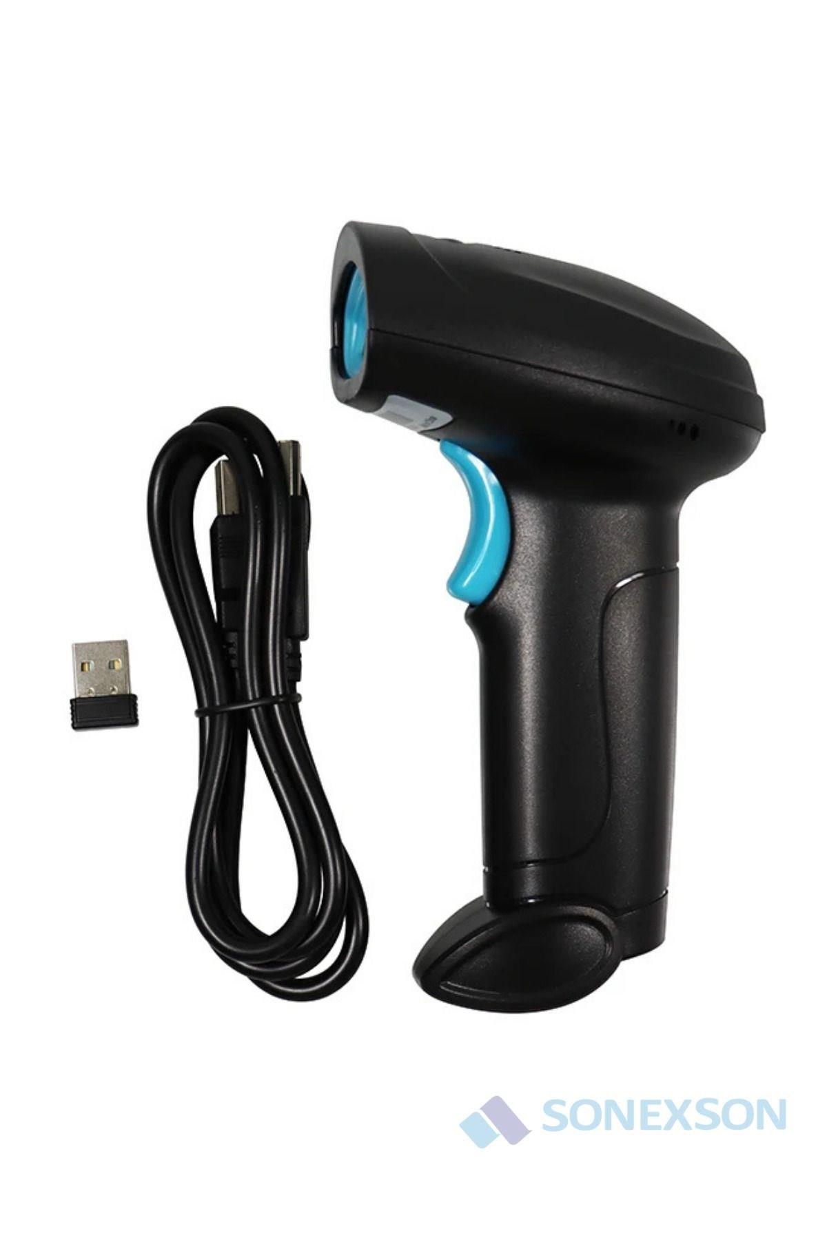 Sonex U2-W Kablosuz 2D Barkod Okuyucu – Yüksek Hızlı Tarama Cihazı