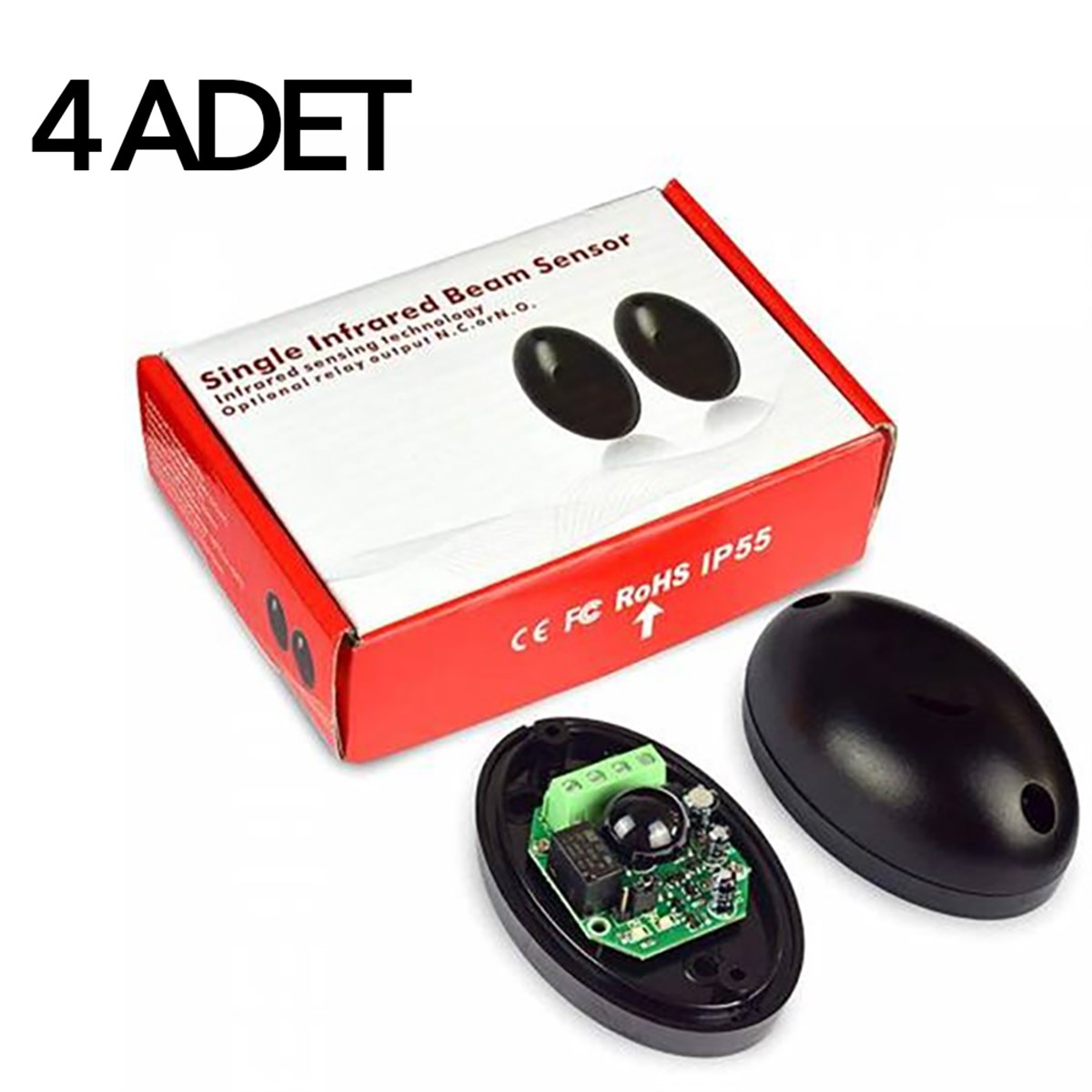 4 Çift Fotosel Garaj, Bariyer, Kapı ve Pencere Emniyet Sensörü