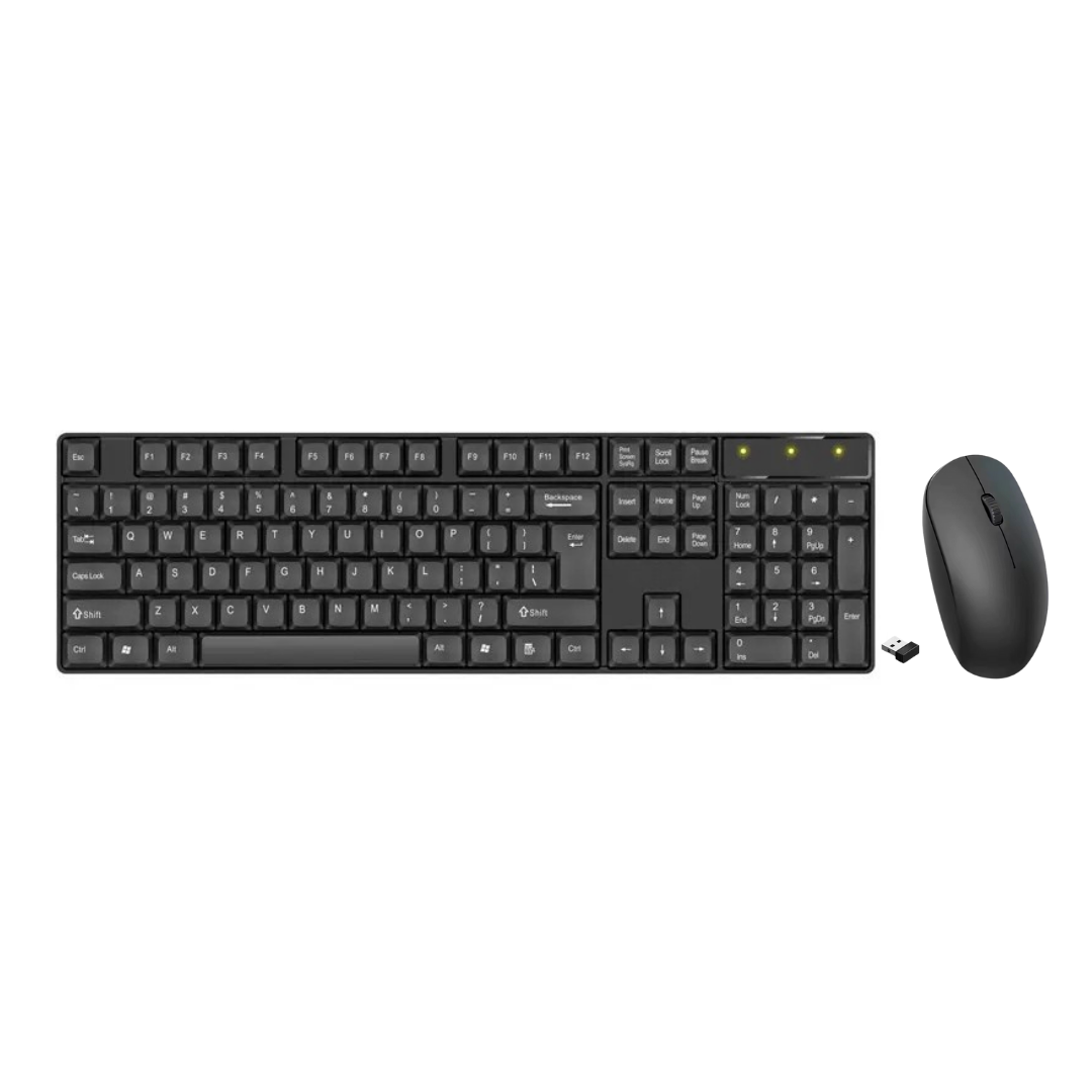 Sonex Kablosuz Klavye Mouse Seti Q Klavye Sessiz Usb'li ( Qwerty Ingilizce )