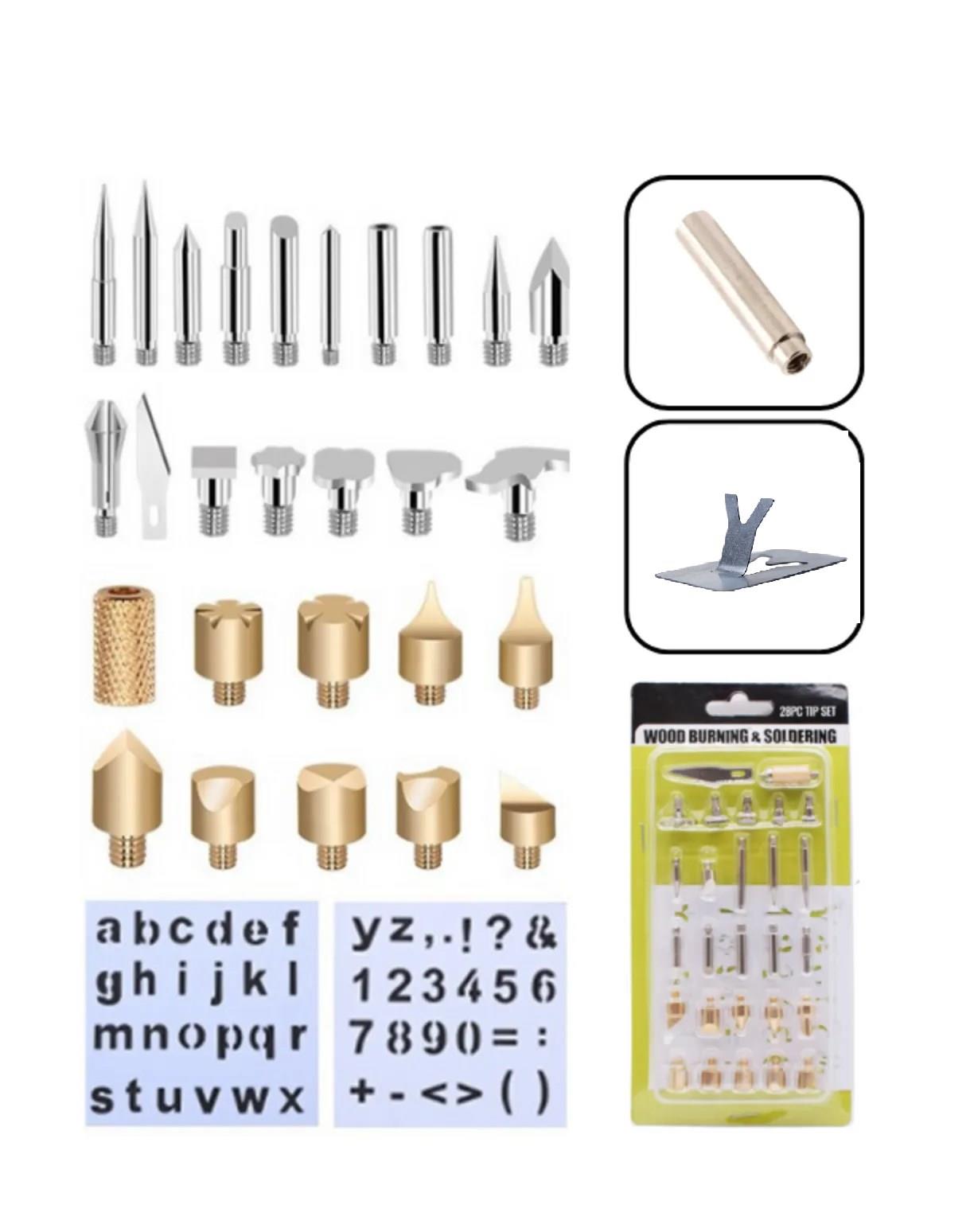 Sonex 30 Parça Ahşap Yakma Uçları Seti
