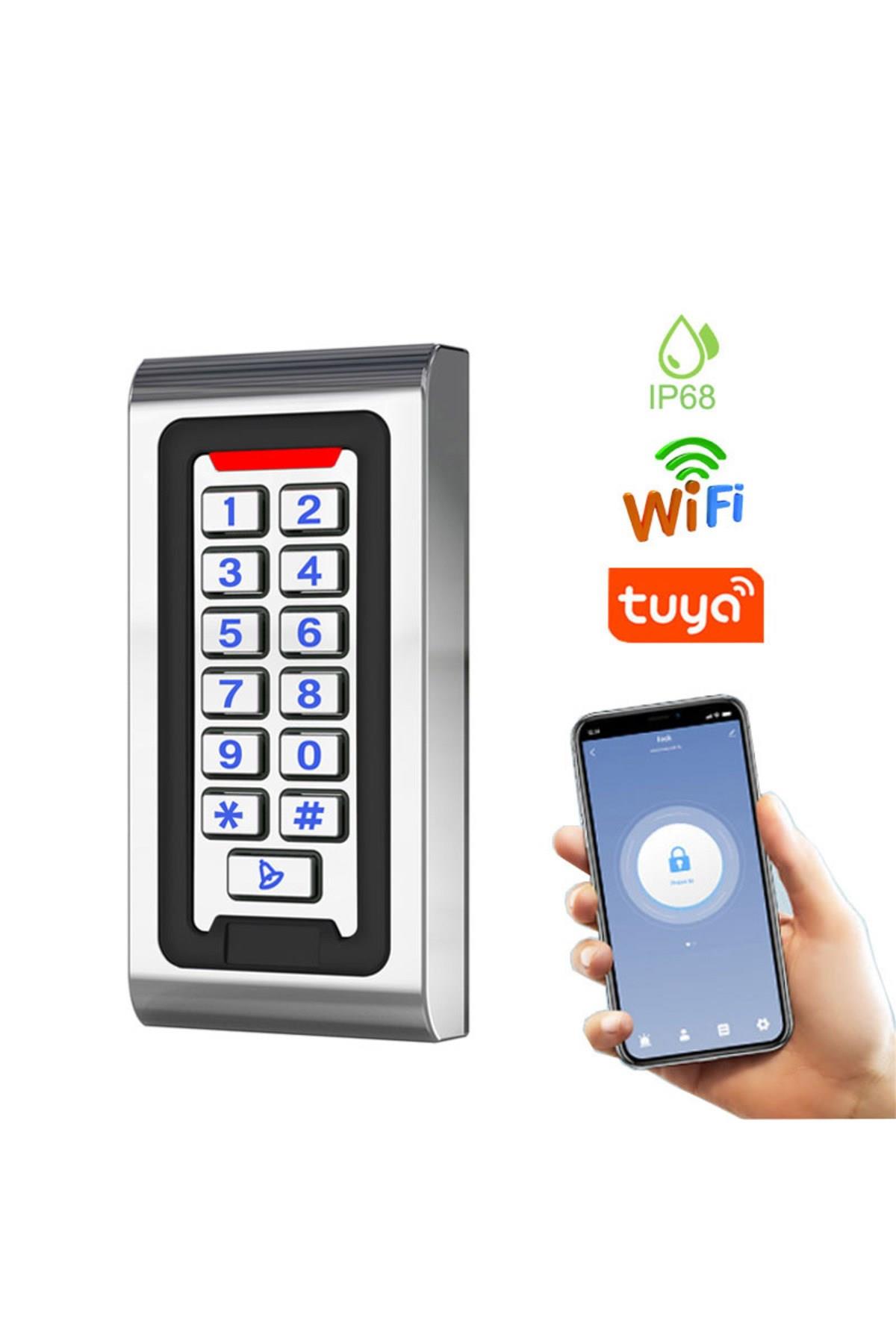 Sonex WiFi Tuya Akıllı Kapı Kilidi S601 – RFID Kartlı, Şifreli, IP68 Su Geçirmez Metal Tuş Takımı