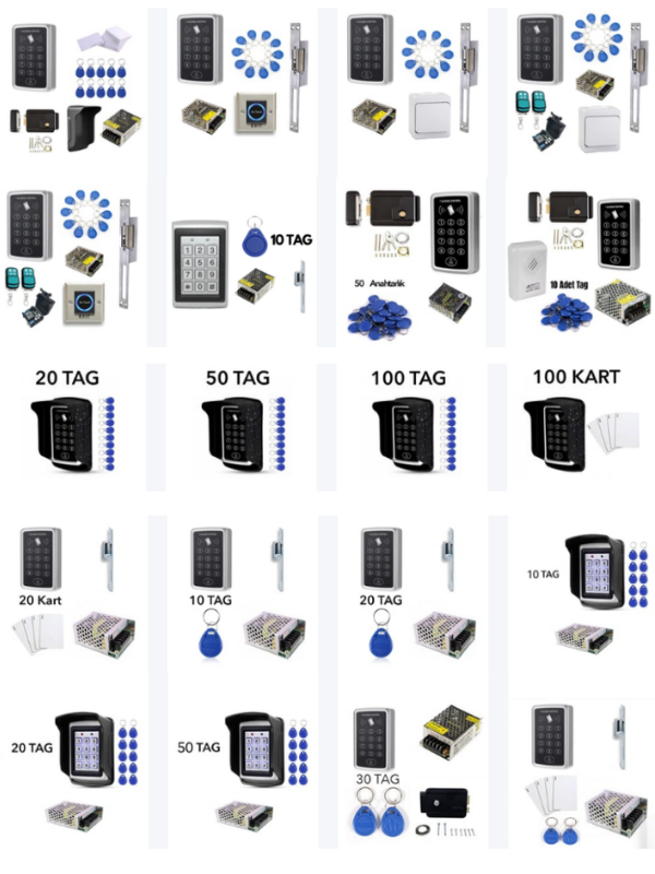 Şİfreli Kapı Kilidi Setleri