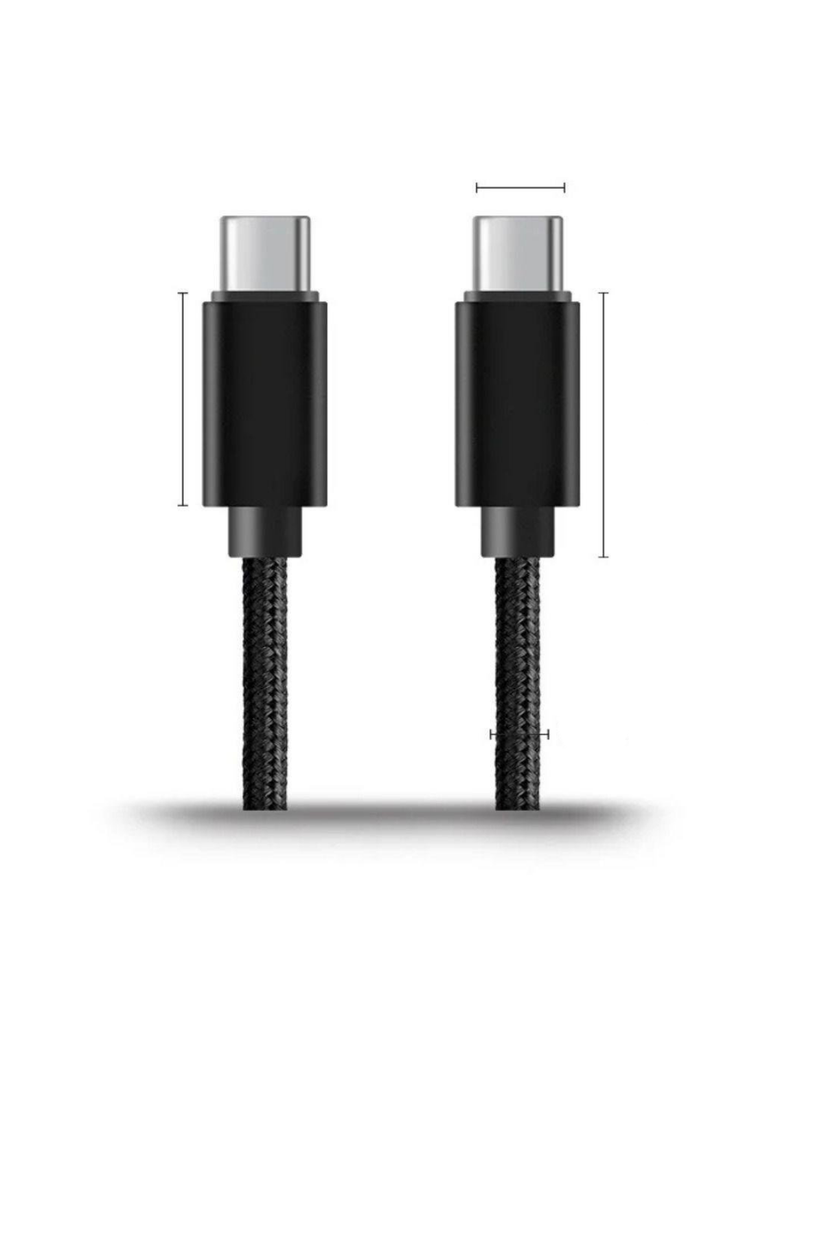 Sonex 3A Hızlı Şarj Örgülü Kablo – 120cm | Type-C Uyumlu iPhone / Android / Huawei