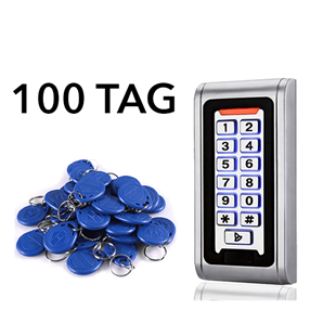 RFID Kapı Şifrematik | Paslanmaz Gövde Yapısı | Sonexson RFID Kapı Şifrematik + 100 Adet Proximity Manyetik Tag