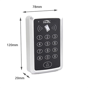 RFID Şifreli Kapı Kilidi  Kartlı Geçiş Kontrol Sistemi 10 Tag Adaptör Otmat