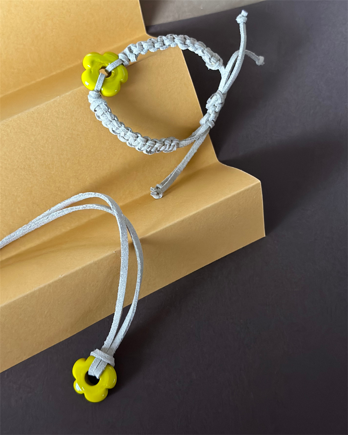 Sarı Çiçek Kolye & Bileklik