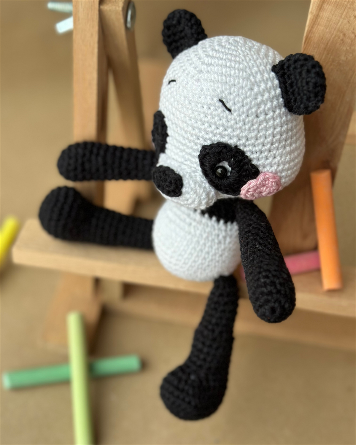 Panda Amigurumi Oyuncak & Uyku Arkadaşı