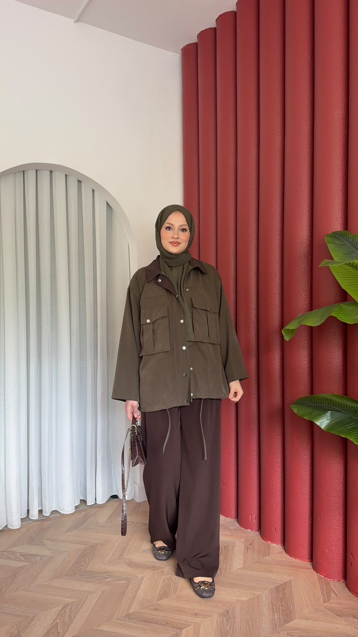 MEYSA CEKET İla Gabardin Ceket Haki