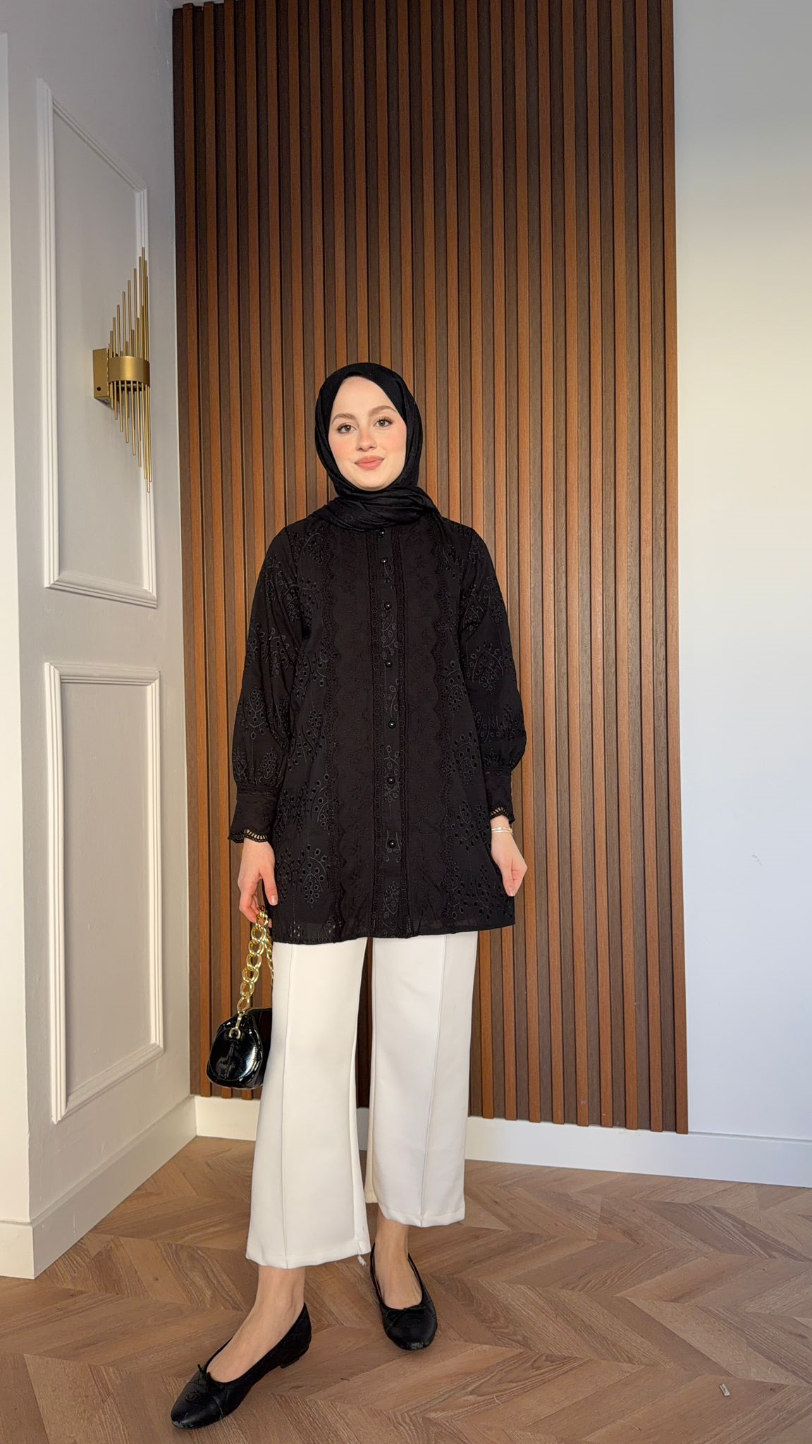 MEYSA SHIRTS Ajda Fisto Gömlek Siyah