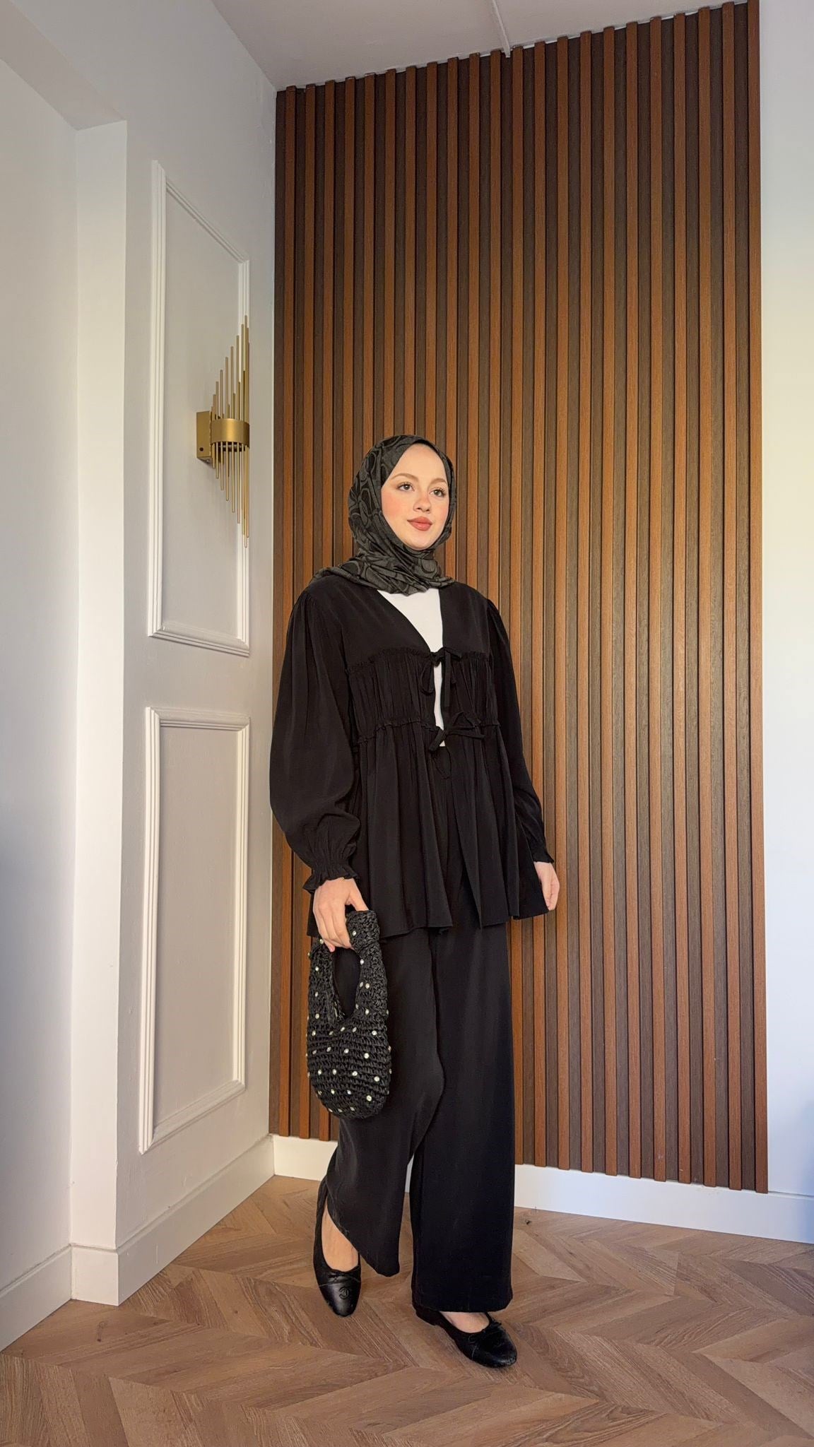 MEYSA PANTOLON TAKIM Garden Tensel İkili Takım Siyah