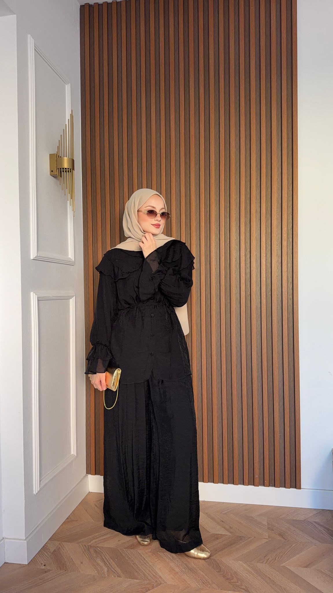 MEYSA PANTOLON TAKIM Vual İkili Takım Siyah