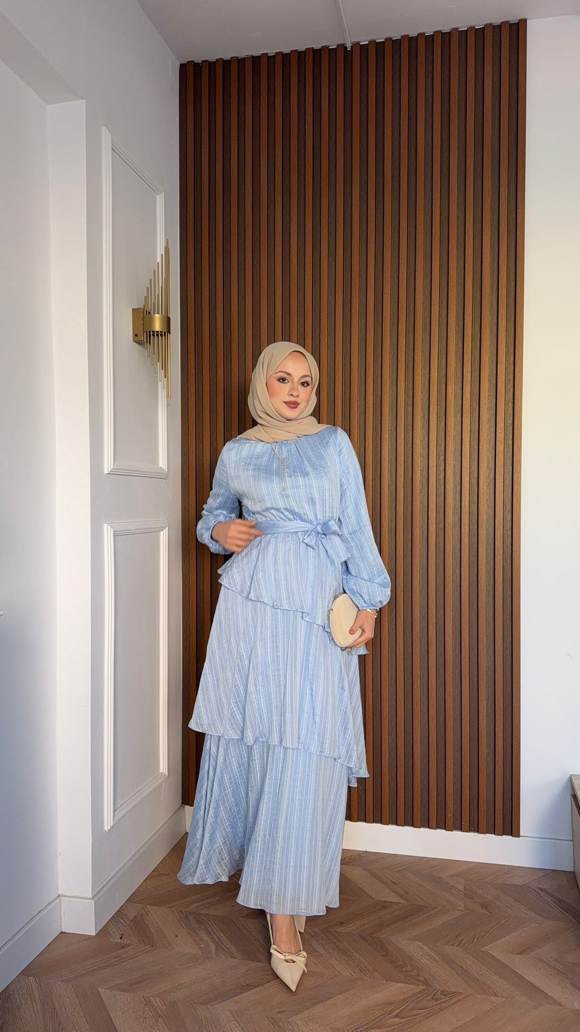 MEYSADESIGN DRESSES Rio Kat Kat Vual Elbise Bebe Mavisi