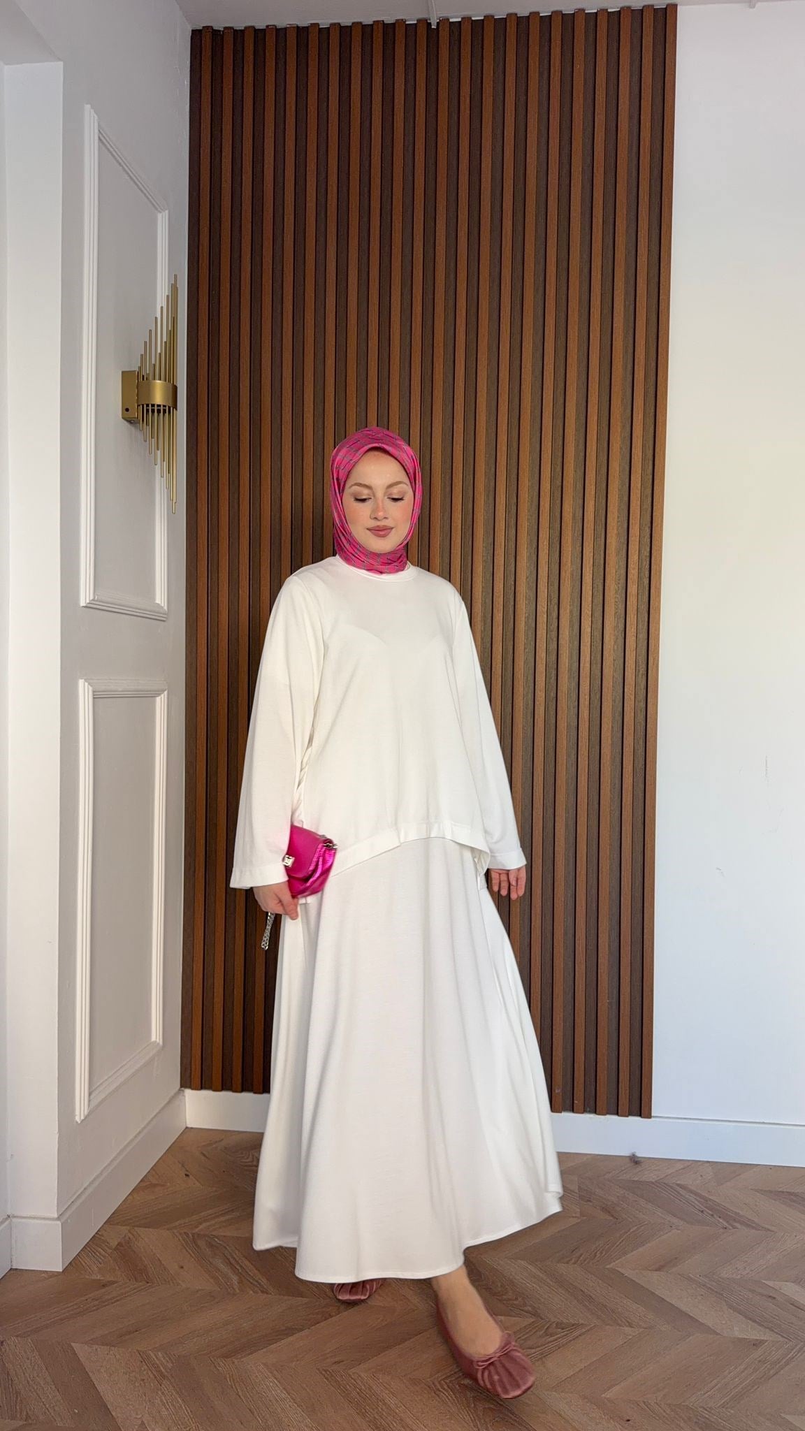 MEYSADESIGN ETEK TAKIM Bonita Etekli Takım Beyaz