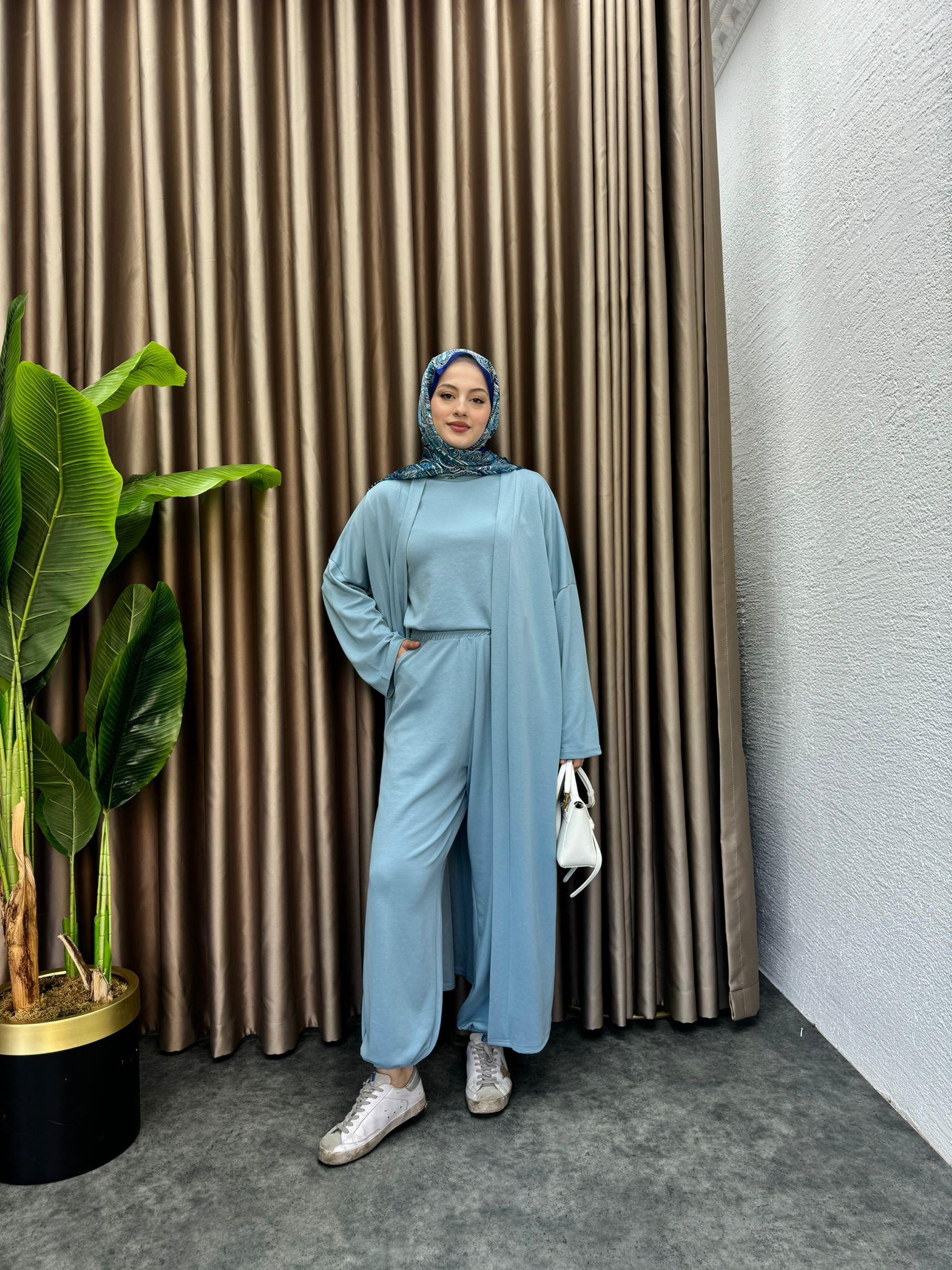 3-Piece Sandy Set Ice Blue