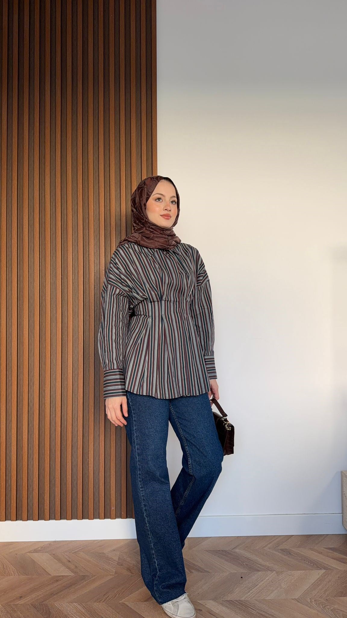 MEYSADESIGN SHIRTS Alisa Poplin Gömlek Lacivert