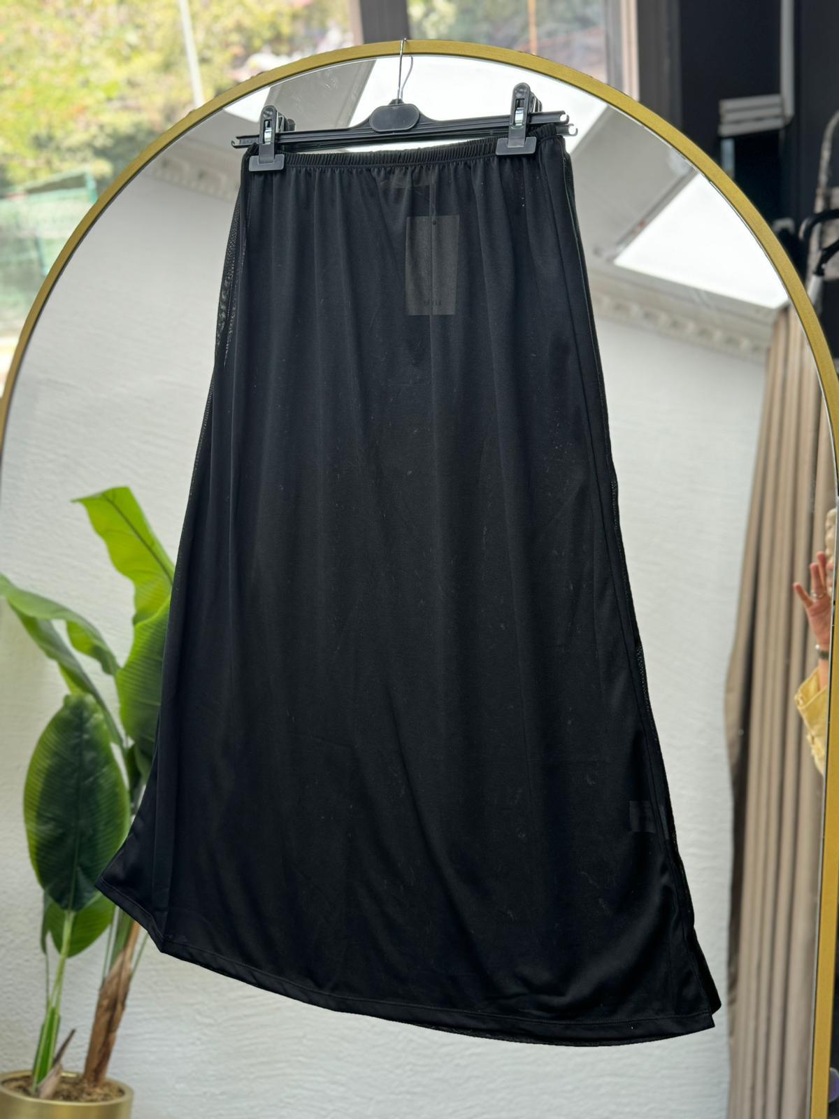 Cotton Skirt Astar İçlik Black
