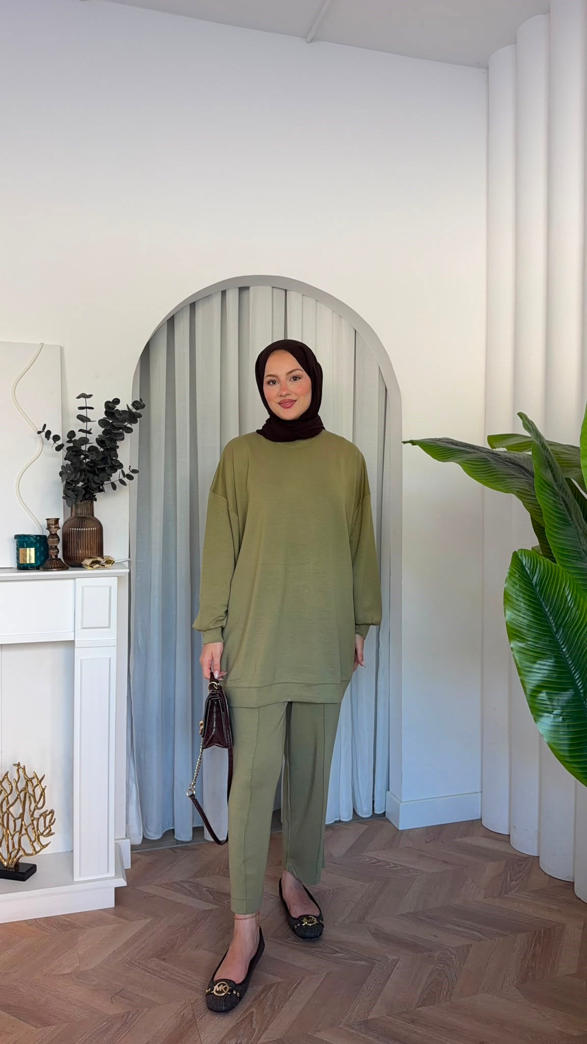 MEYSADESIGN PANTOLON TAKIM Çimalı Oysh İkili Takım Haki