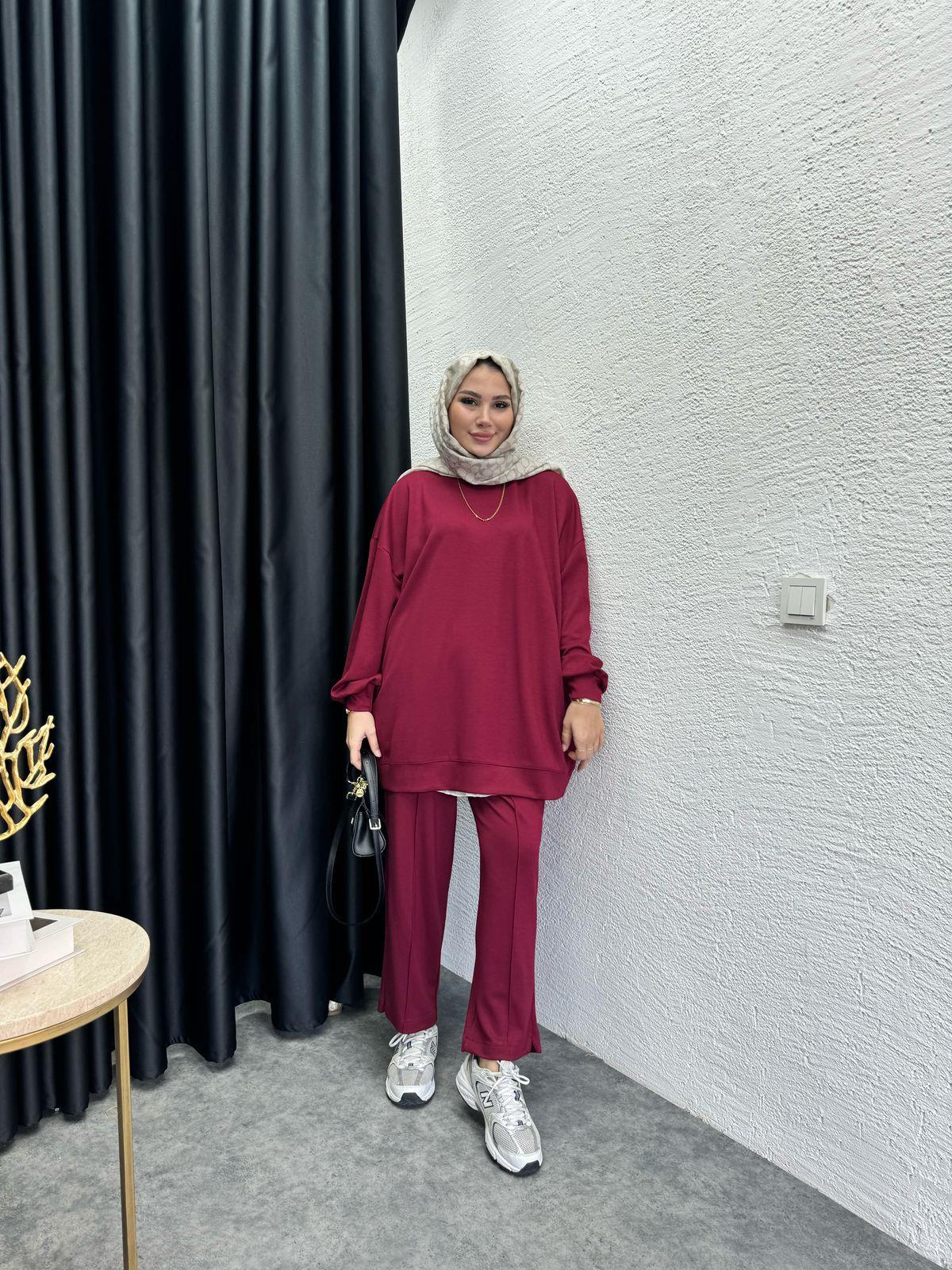 Oysh Set Burgundy