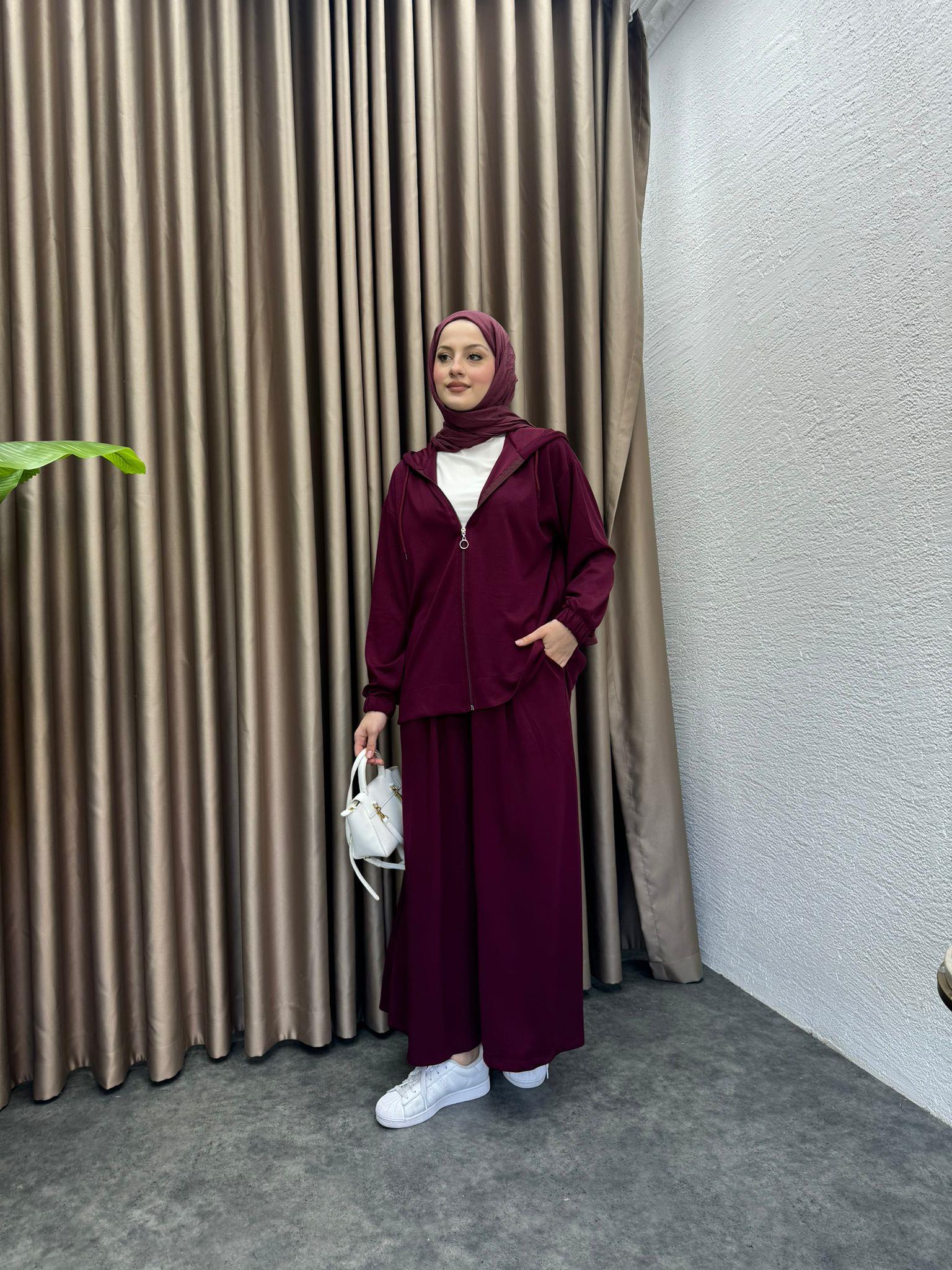 Sabrina Oysshoo 2-Piece Set Burgundy