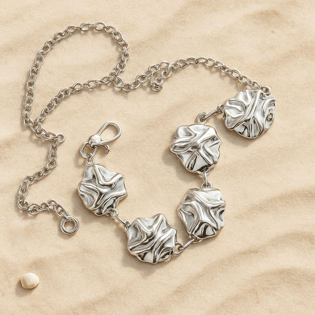 Wave Patterned Bel Zinciri