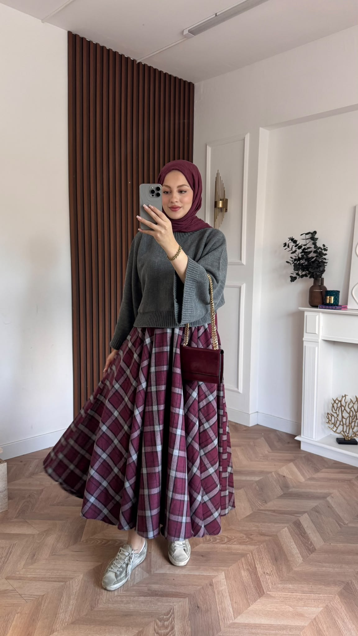 MEYSADESIGN TESETTÜR TRİKO Crop Etek Üstü Kazak Antrasit