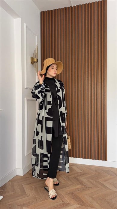 MEYSA TESETTÜR PAREO Desenli Şifon Pareo