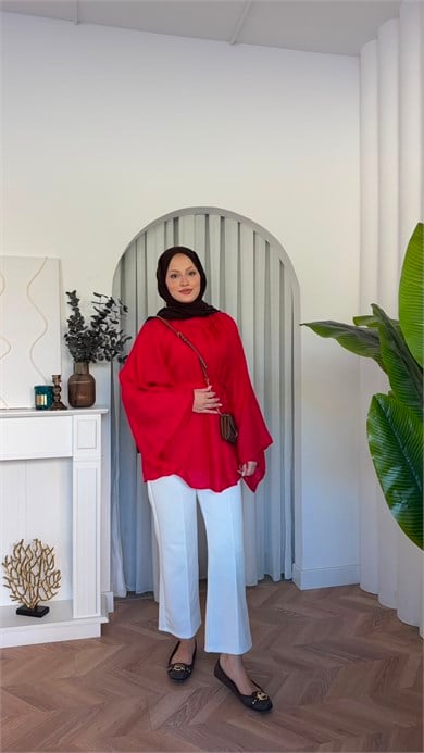 MEYSADESIGN GÖMLEK Salsa Vual Kırmızı Gömlek