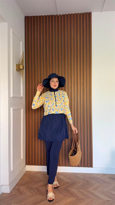 MEYSADESIGN TESETTÜR MAYO Bluebery Üçlü Mayo Seti
