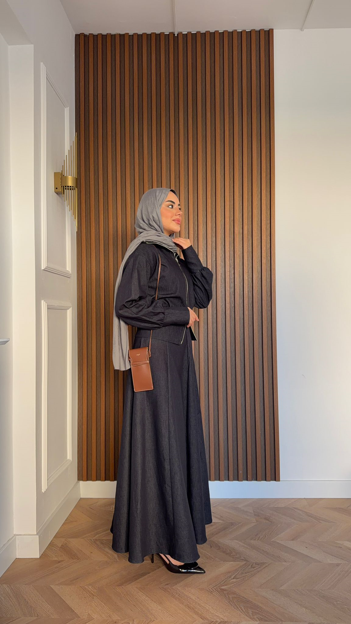 MEYSA SKIRT SETS Ezo Denim Jile İkili Takım Lacivert