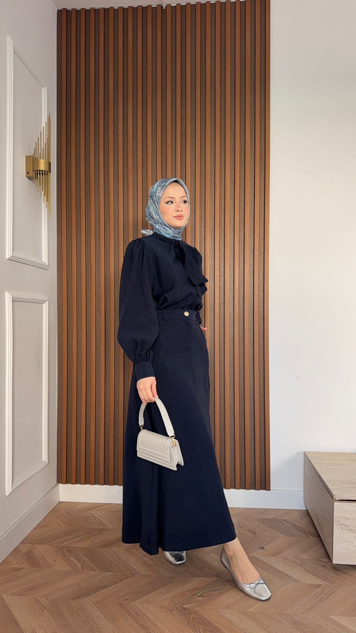 MEYSA ETEK TAKIM Huqa Tensel Etekli Takım Lacivert