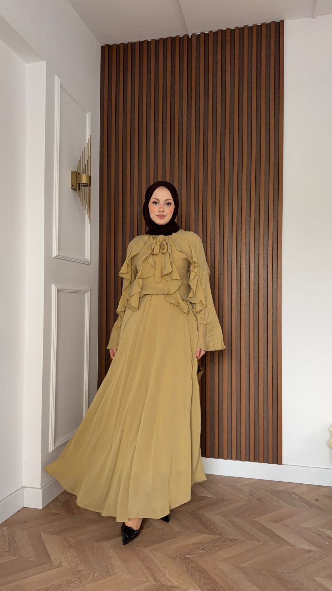MEYSA ETEK TAKIM Volanlı Tensel Etekli Takım Yağ Yeşili