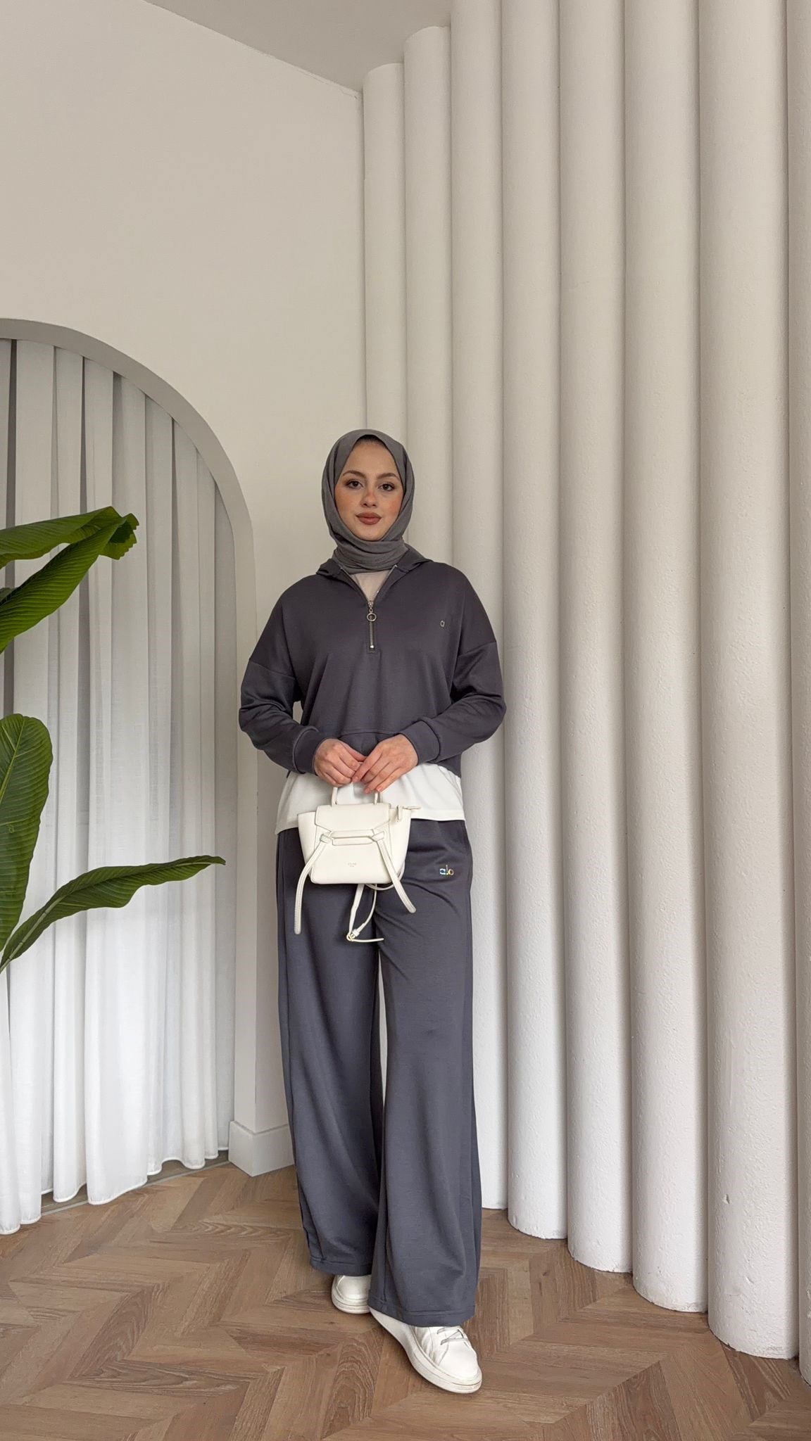 MEYSA TROUSER SETS Muadil Parçalı Oysh İkili Takım Antrasit