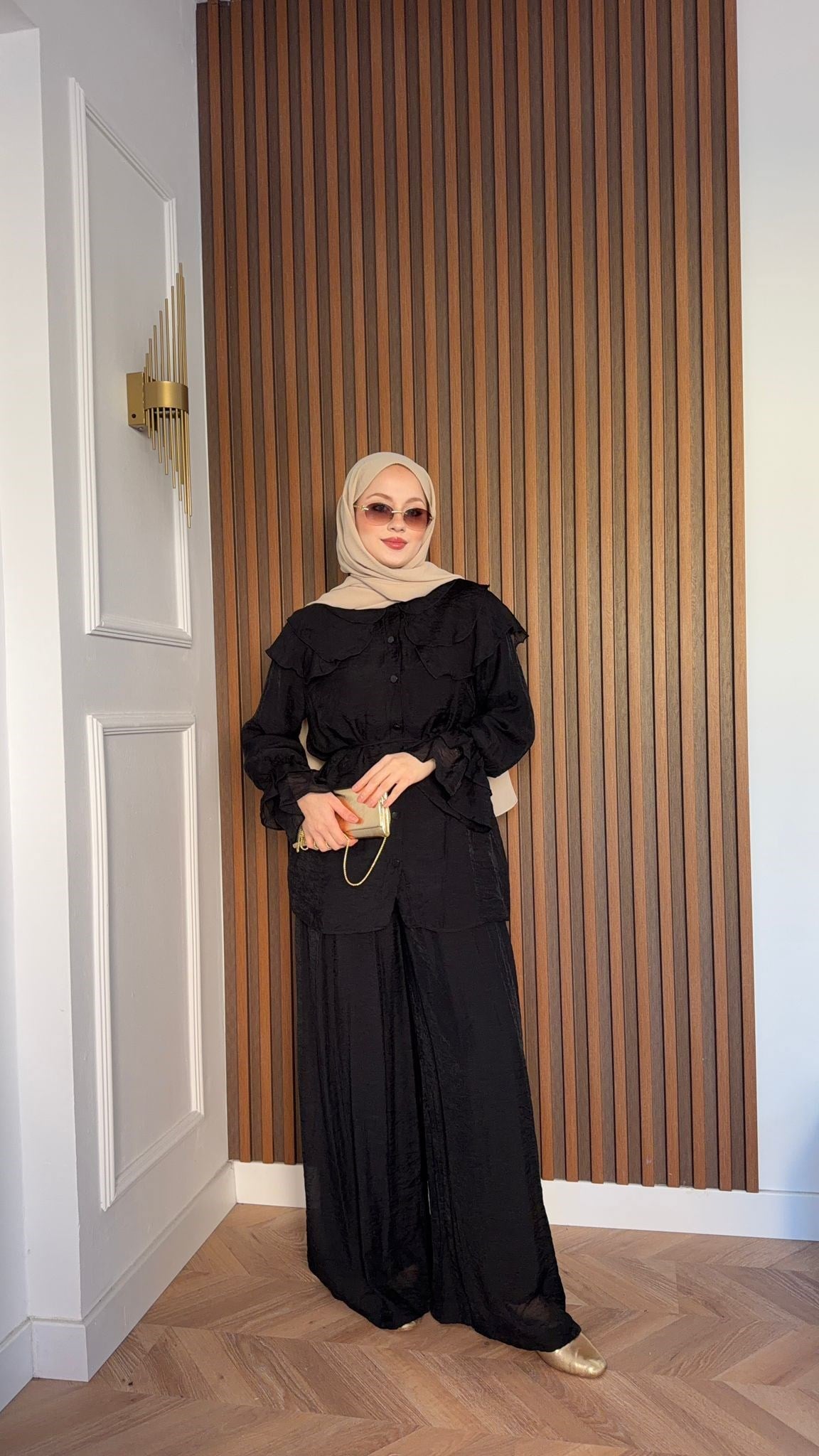 MEYSA PANTOLON TAKIM Vual İkili Takım Siyah