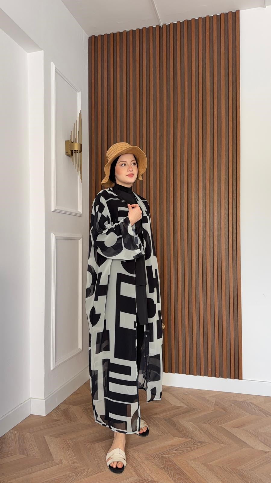 MEYSA TESETTÜR PAREO Desenli Şifon Pareo