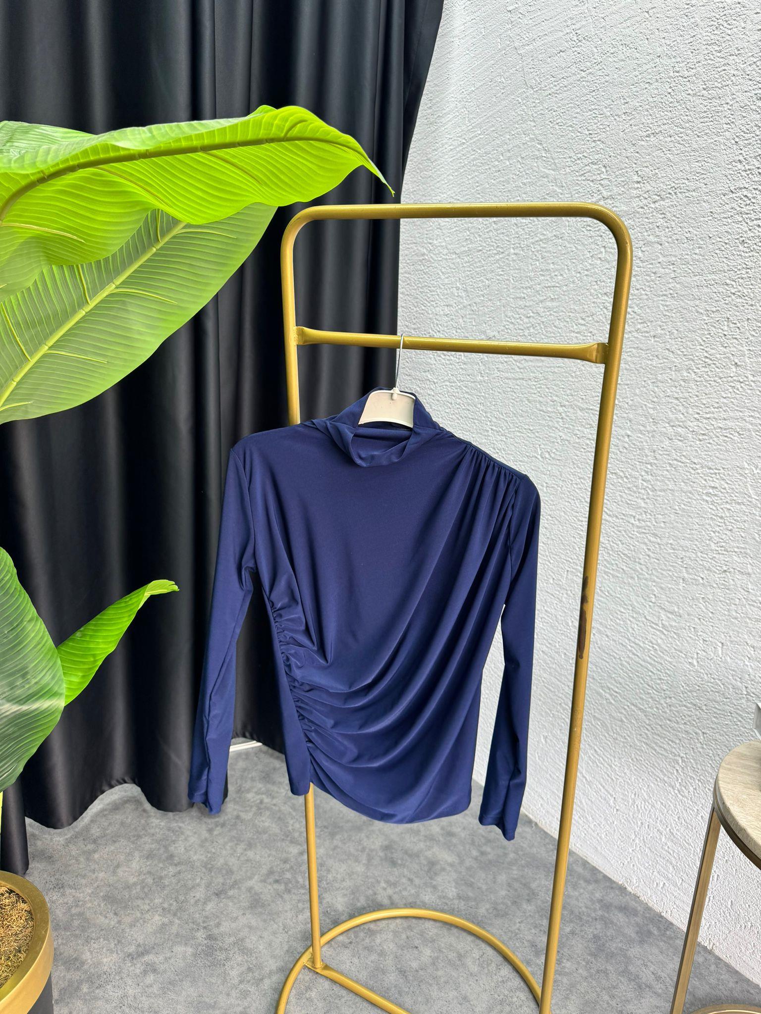 Drapeli Sandy Blouse Navy