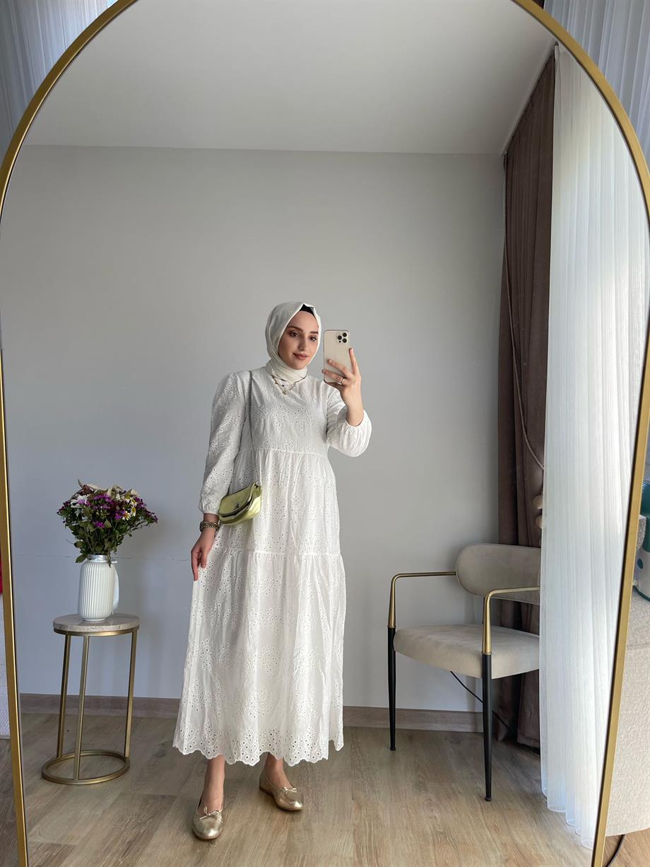 Fisto Elbise Beyaz | Meysadesign | En Trend Kadın Giyim Mağazası | Yeni  Sezonda Modern Güçlü ve Minimal - Bu Aya Özel Fiyatlar