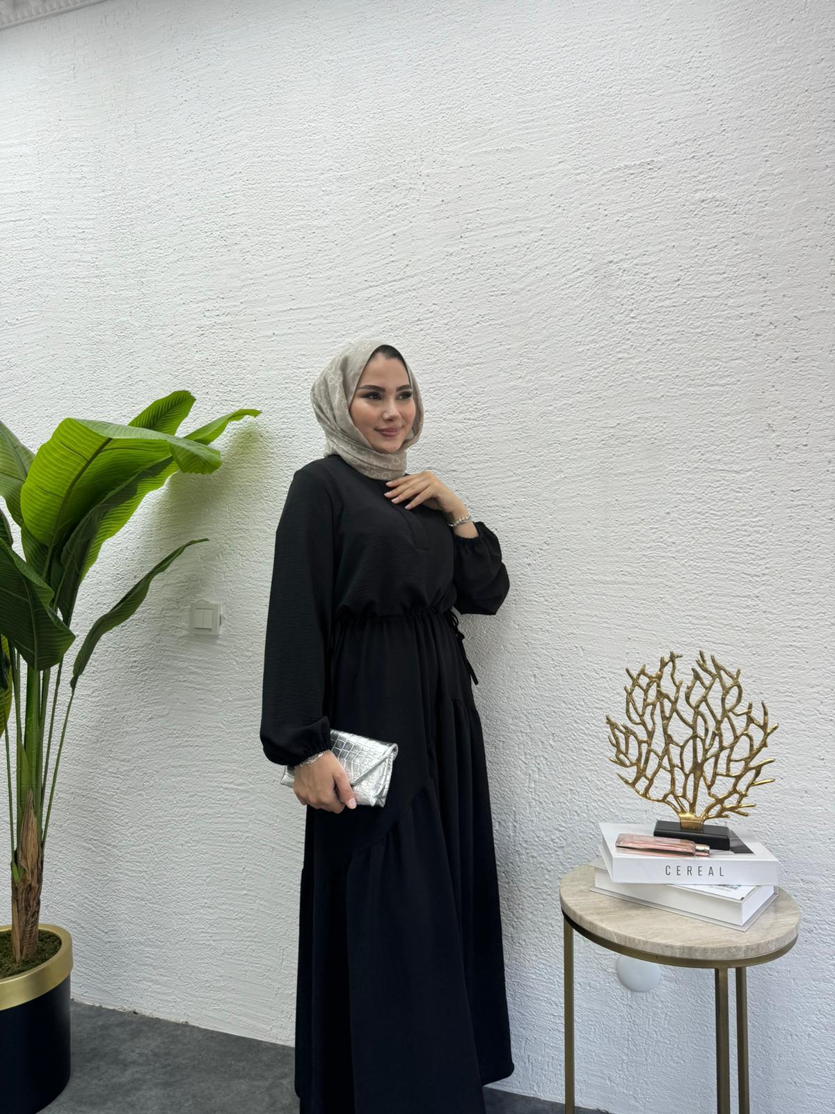 MEYSADESIGN ELBİSELER Rita Elbise Siyah