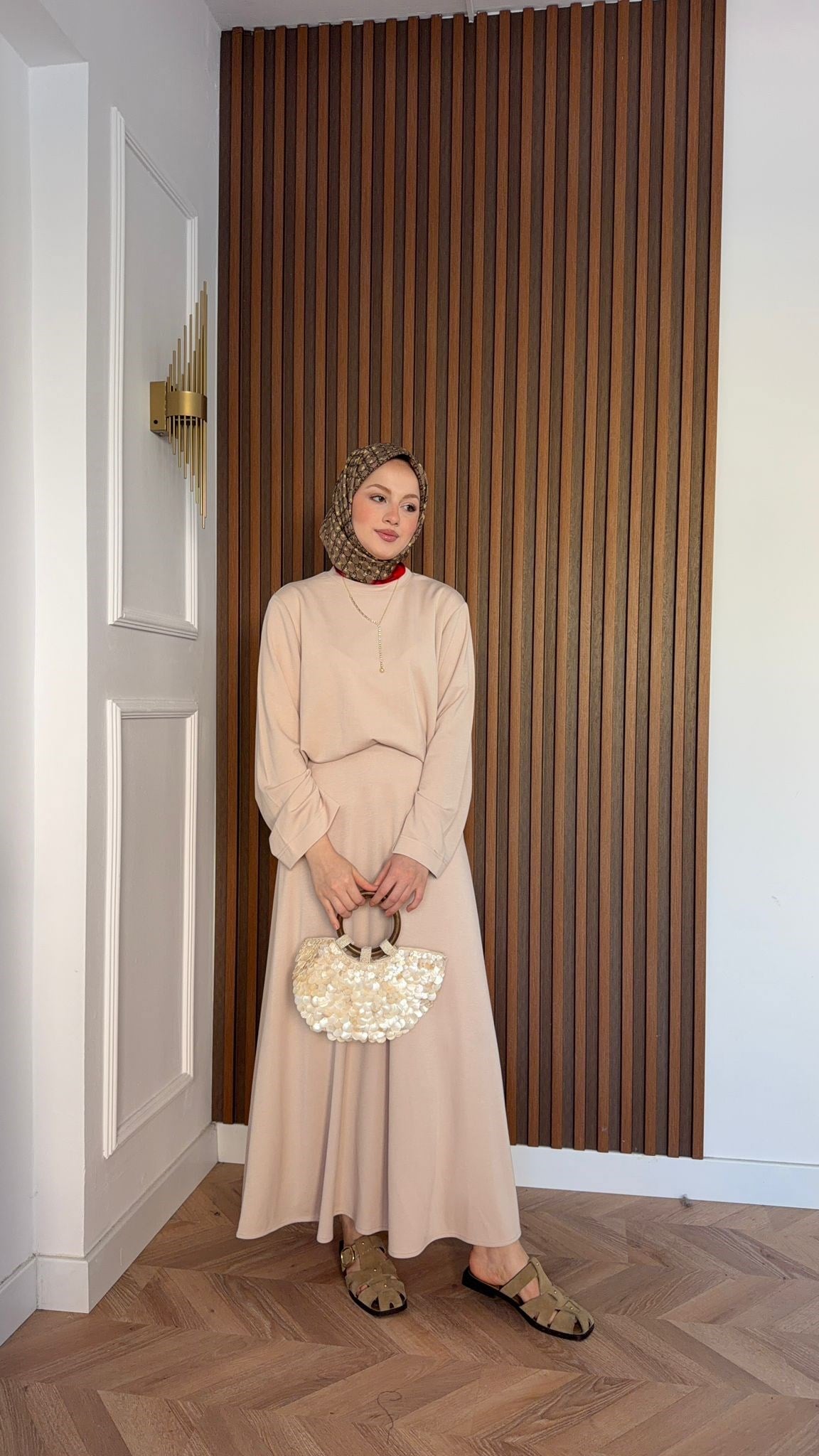 MEYSADESIGN ETEK TAKIM Bonita Etekli Takım Krem