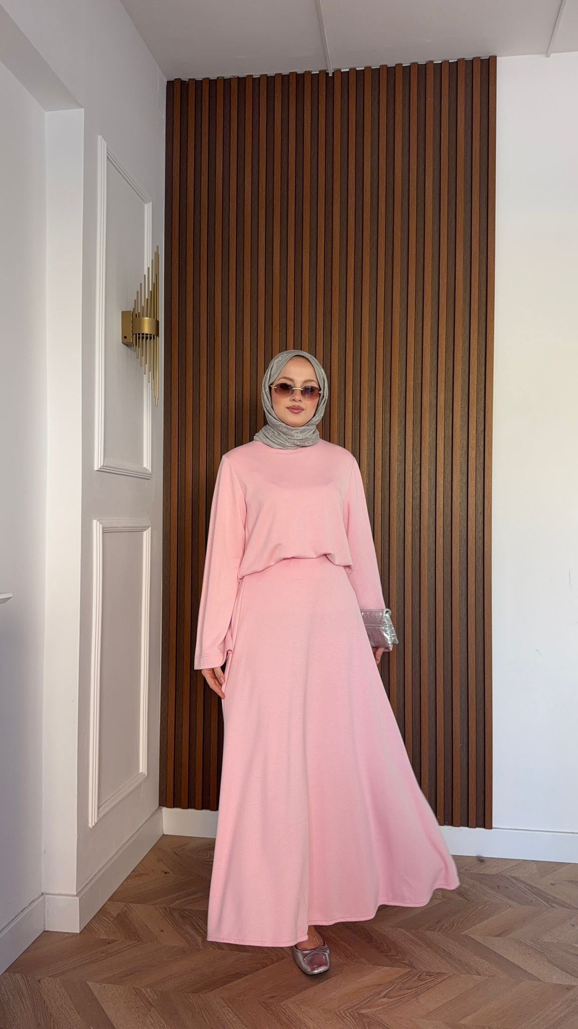 MEYSADESIGN ETEK TAKIM Bonita Etekli Takım Pembe