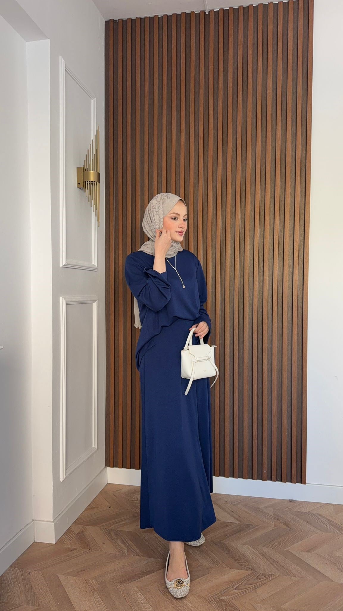 MEYSADESIGN ETEK TAKIM Bonita Etekli Takım Lacivert