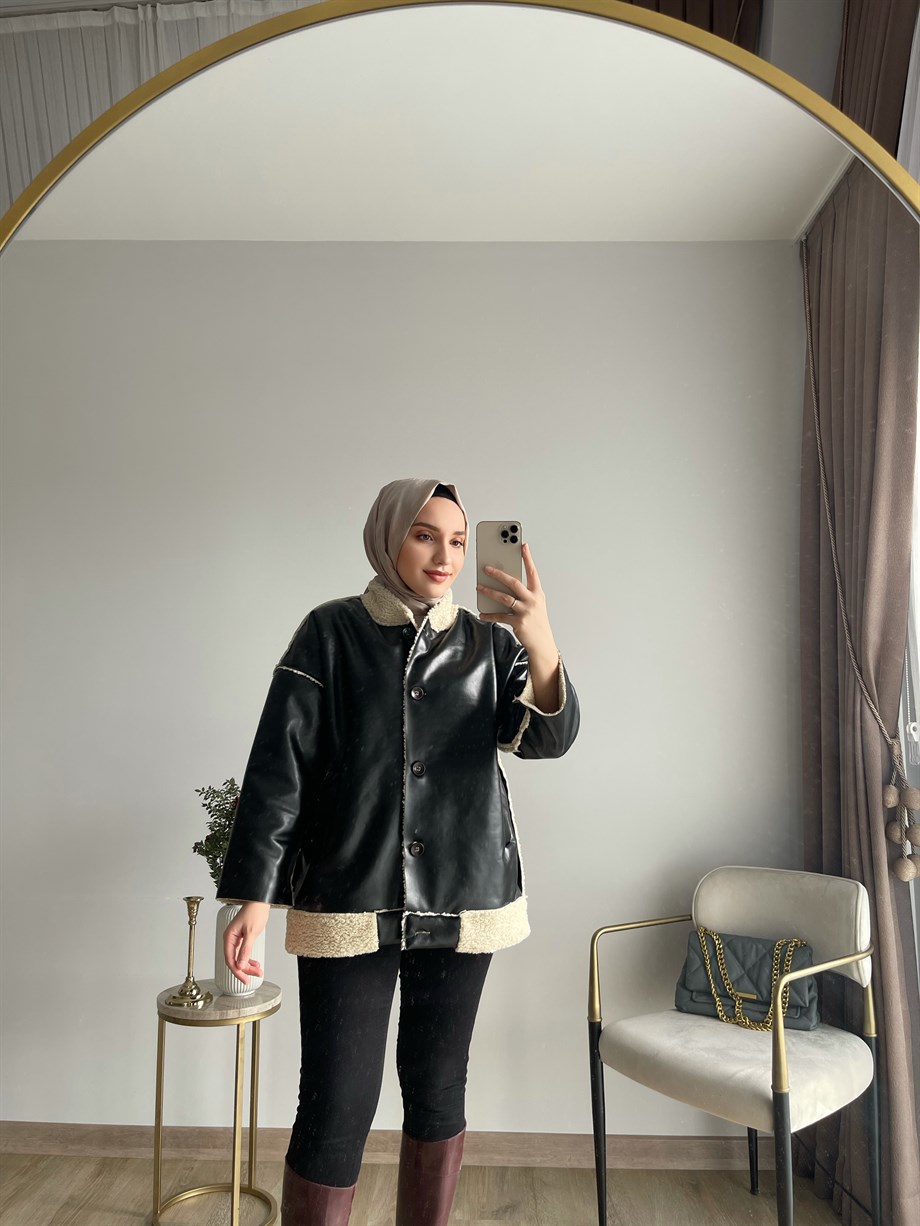 Linda Deri Ceket Siyah | Meysadesign | En Trend Kadın Giyim Mağazası | Yeni  Sezonda Modern Güçlü ve Minimal - Bu Aya Özel Fiyatlar