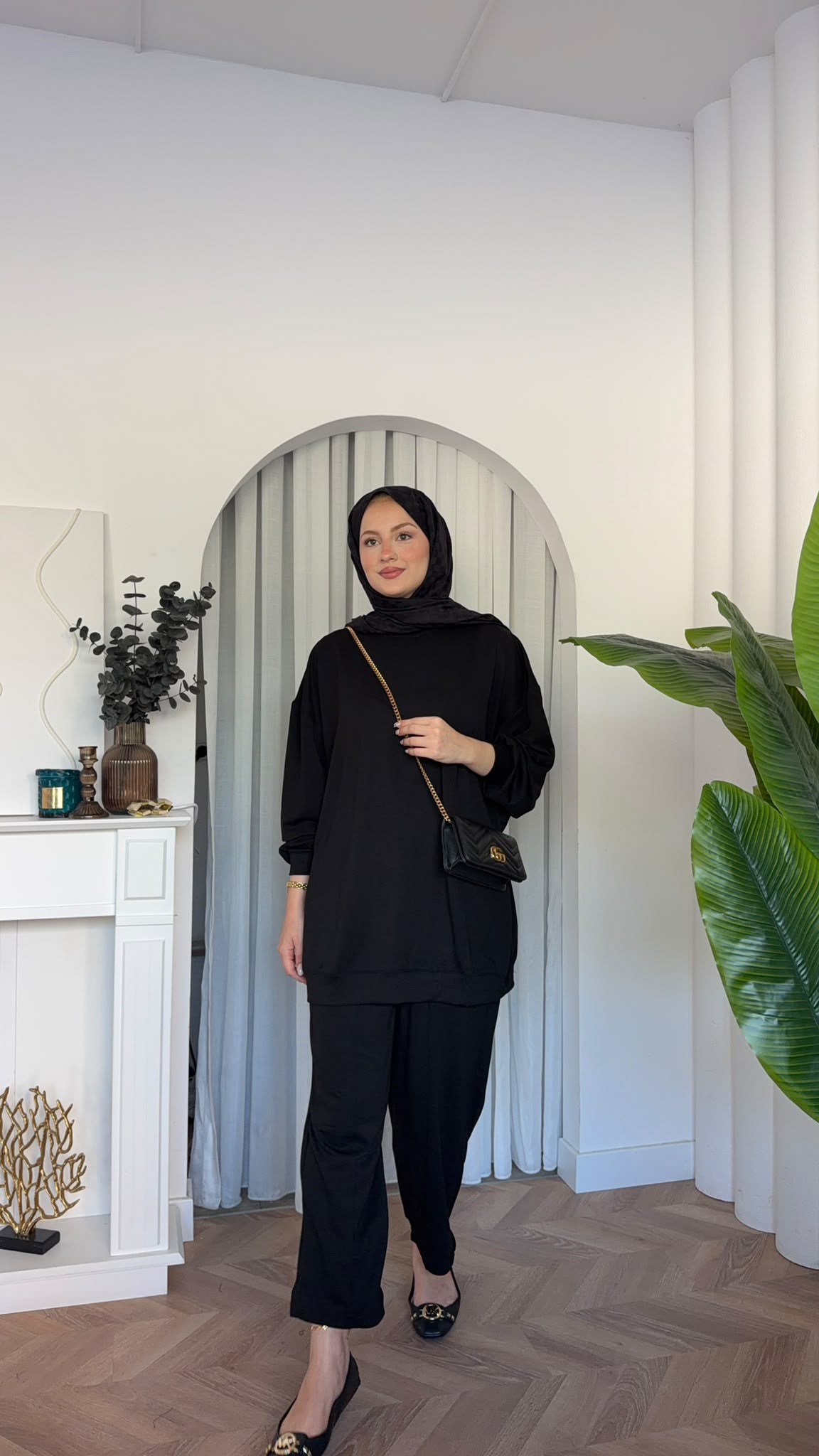 MEYSADESIGN PANTOLON TAKIM Çimalı Oysh İkili Takım Siyah