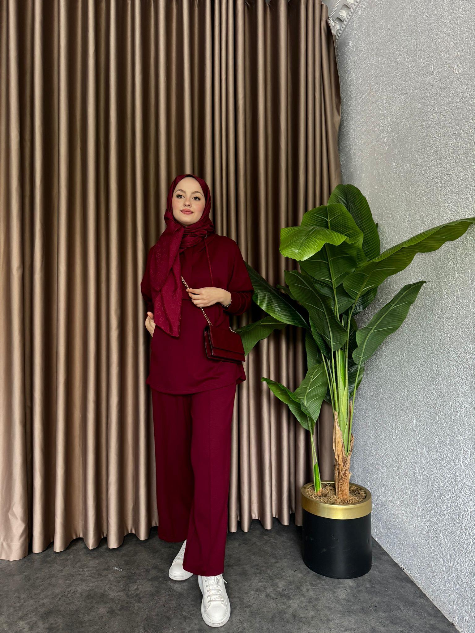 Comfort Oysh 2-Piece Set Burgundy